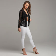 Load image into Gallery viewer, UNA BLACK UNSTRUCTURED BLAZER - CT062