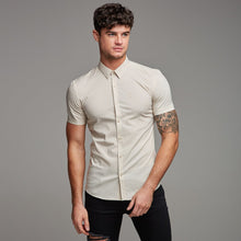 Load image into Gallery viewer, Father Sons Super Slim Stretch Classic Sand Short Sleeve - FS239