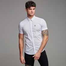 Load image into Gallery viewer, Father Sons Super Slim Stretch Classic White Short Sleeve - FS126 (PRE ORDER / DISPATCH DATE 17TH JULY)