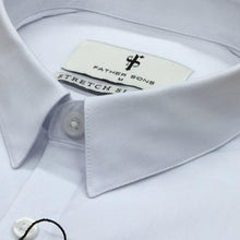 Load image into Gallery viewer, Father Sons Super Slim Stretch Classic White Short Sleeve - FS126 (PRE ORDER / DISPATCH DATE 17TH JULY)