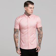 Load image into Gallery viewer, Father Sons Super Slim Luxe Ultra Stretch Pink Short Sleeve - FS390