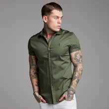 Load image into Gallery viewer, Father Sons Classic Khaki Luxe Egyptian Cotton Short Sleeve - FS376