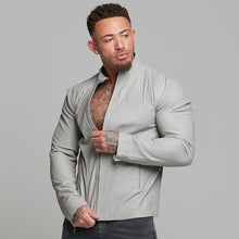 Load image into Gallery viewer, Father Sons Grey Lambs Leather Jacket - FSH314