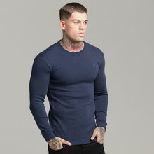 Load image into Gallery viewer, Father Sons Classic Navy Super Slim Jumper - FSH410
