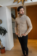Load image into Gallery viewer, Father Sons Classic Stone Long Sleeve Button Down - FS463