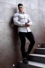 Load image into Gallery viewer, Father Sons Super Slim Luxe Ultra Stretch Light Grey - FS333