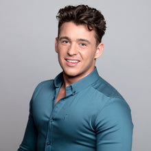 Load image into Gallery viewer, Father Sons Super Slim Stretch Teal Denim Long Sleeve - FS327
