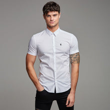 Load image into Gallery viewer, Father Sons Super Slim Stretch Classic White Short Sleeve - FS126  (PRE ORDER / DISPATCH DATE 17TH JULY)
