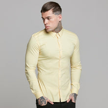 Load image into Gallery viewer, Father Sons Super Slim Ultra Stretch Yellow Long Sleeve - FS475
