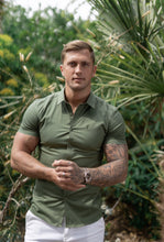 Load image into Gallery viewer, Father Sons Super Slim Luxe Ultra Stretch Classic Khaki Short Sleeve -  FS338
