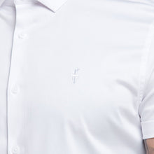 Load image into Gallery viewer, Father Sons Slim Sateen Classic White with White Embroidery - FS395  (PRE ORDER / DISPATCH DATE 5TH AUGUST)
