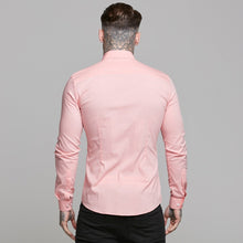Load image into Gallery viewer, Father Sons Super Slim Ultra Stretch Pink Long Sleeve - FS476
