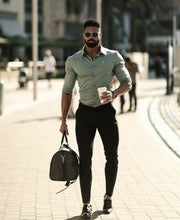 Load image into Gallery viewer, Father Sons Super Slim Luxe Ultra Stretch Slate Grey -  FS539
