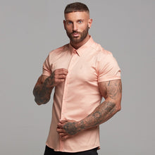 Load image into Gallery viewer, Father Sons Super Slim Luxe Ultra Stretch Peach Short Sleeve -  FS382
