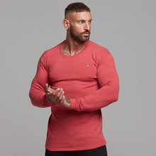 Load image into Gallery viewer, Father Sons Classic Red Marl Super Slim Jumper - FSH231
