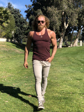 Load image into Gallery viewer, Father Sons Classic Burgundy Ribbed Knit Super Slim Vest - FSH323
